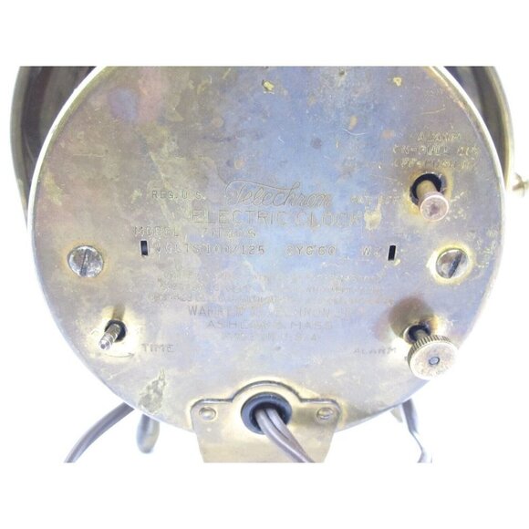 Vtg Telechron Ship Wheel Electric Clock (Tested/Working)Made in Ashland Mass USA - Picture 5 of 12